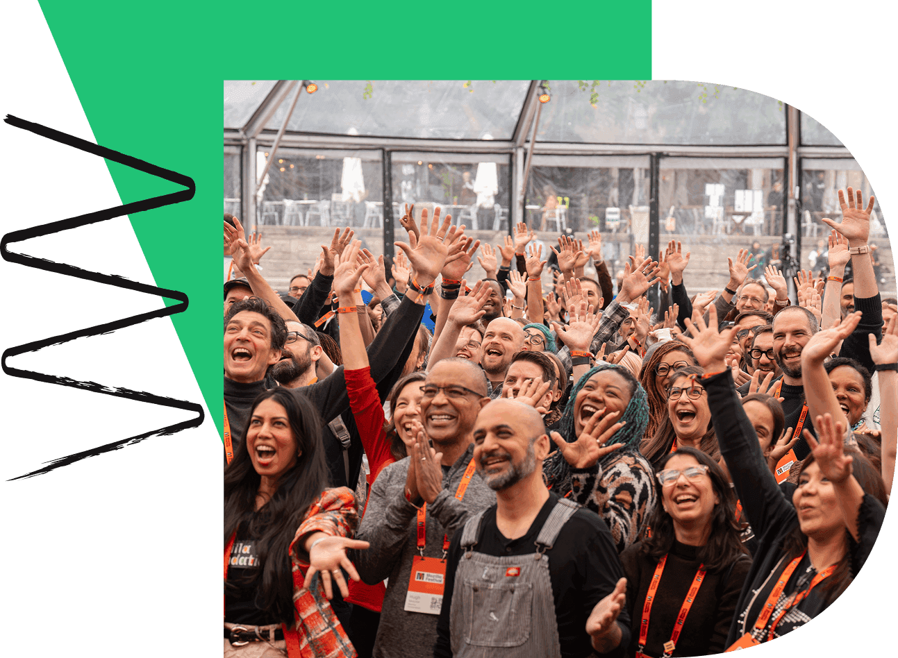 A crowd of people at a Mozilla Data Collective event